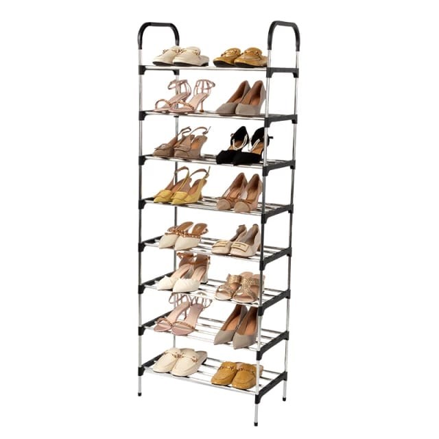 Portable 8-Layer Shoe Rack 56 cm Wide