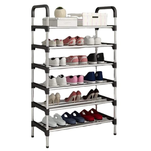 6-Tier Adjustable Shoe Rack 56cm Wide