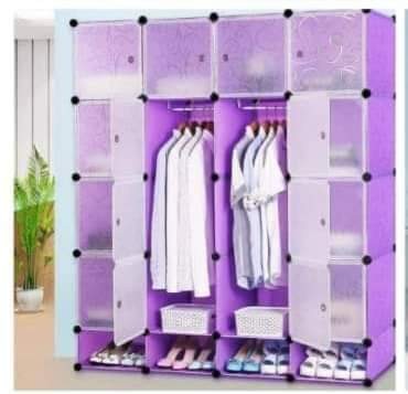 Portable 4 Column Wardrobe