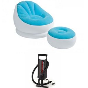Intex Inflatable Lounge Chair and Ottoman
